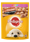 Pedigree Gravy Puppy Chicken Chunks 70g